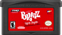 Bratz Rock Angelz GameBoy Advance US box art